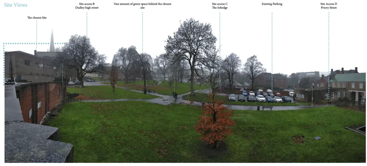 Explore The History Of Site Voids - This will provide an opportunity to reimplement these to allow vertical green corridors to occur.

Explore Vacant Buildings - To avoid damaging an already deteriorating high street, I aim only to take over vacant plots.

Investigate the opportunity for Miyawaki planting - understand the conditions required to grow a sustainable material source on-site, including ground, water, and space conditions.

It takes over a building that leads directly to an open space where a community hub is the centre of the thesis, offering education, community engagement and material celebration. - Ryan Cooksey Material Celebration Hub 12.png